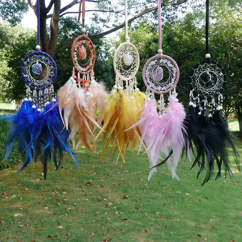 Natural Crystal Dream catchers 7 Chakras - Ton Monde Shop