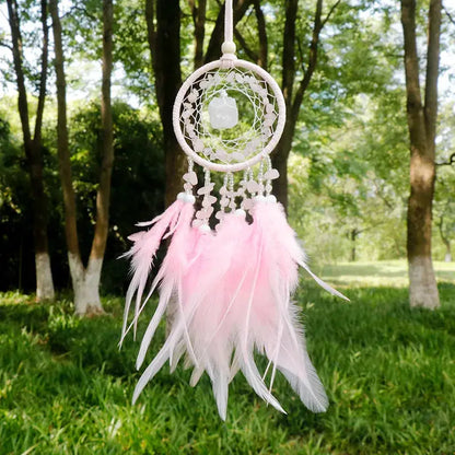 Natural Crystal Dream catchers 7 Chakras