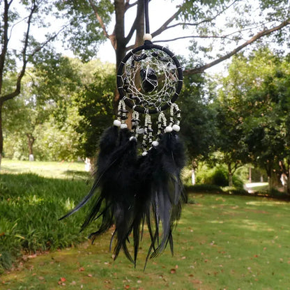 Natural Crystal Dream catchers 7 Chakras