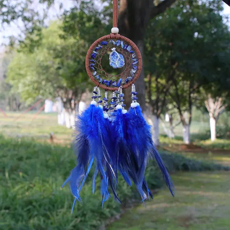 Natural Crystal Dream catchers 7 Chakras