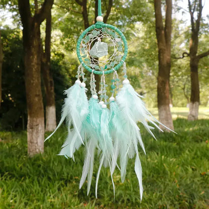 Natural Crystal Dream catchers 7 Chakras