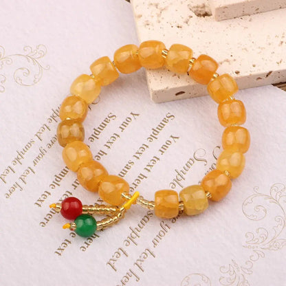 New Dopamine Female Ins Style Niche Design Cool Coorful New Chinese Beaded Fresh Beads Bracelet - Ton Monde Shop