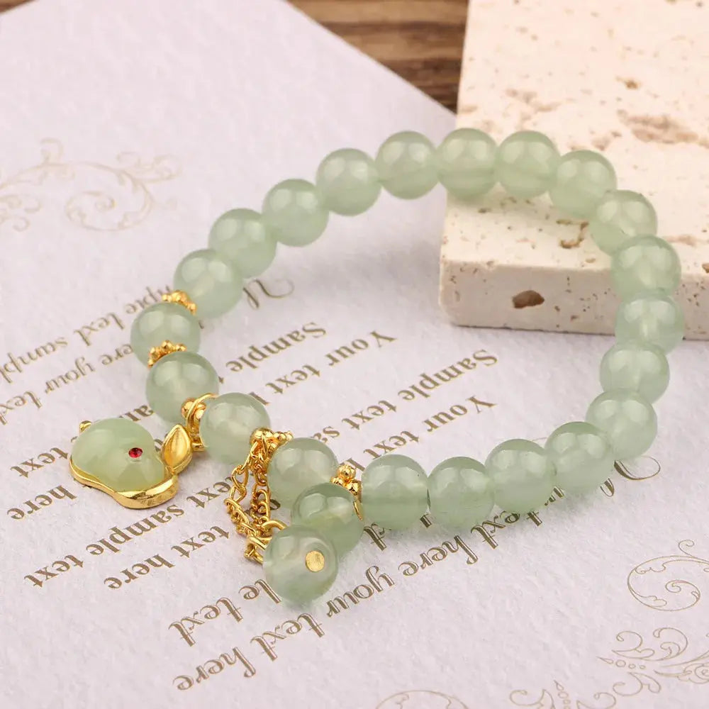 New Dopamine Female Ins Style Niche Design Cool Coorful New Chinese Beaded Fresh Beads Bracelet