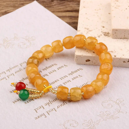 New Dopamine Female Ins Style Niche Design Cool Coorful New Chinese Beaded Fresh Beads Bracelet