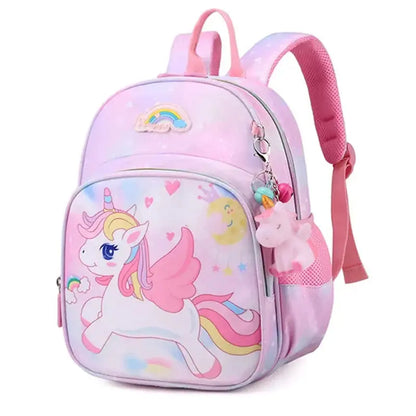 New Unicorn Backpack For Girls Cartoon Pink Princess School Bags - Ton Monde Shop