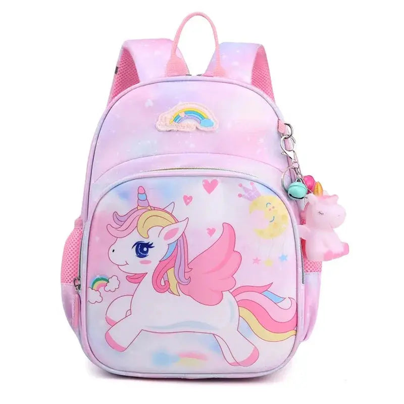 New Unicorn Backpack For Girls Cartoon Pink Princess School Bags - Ton Monde Shop