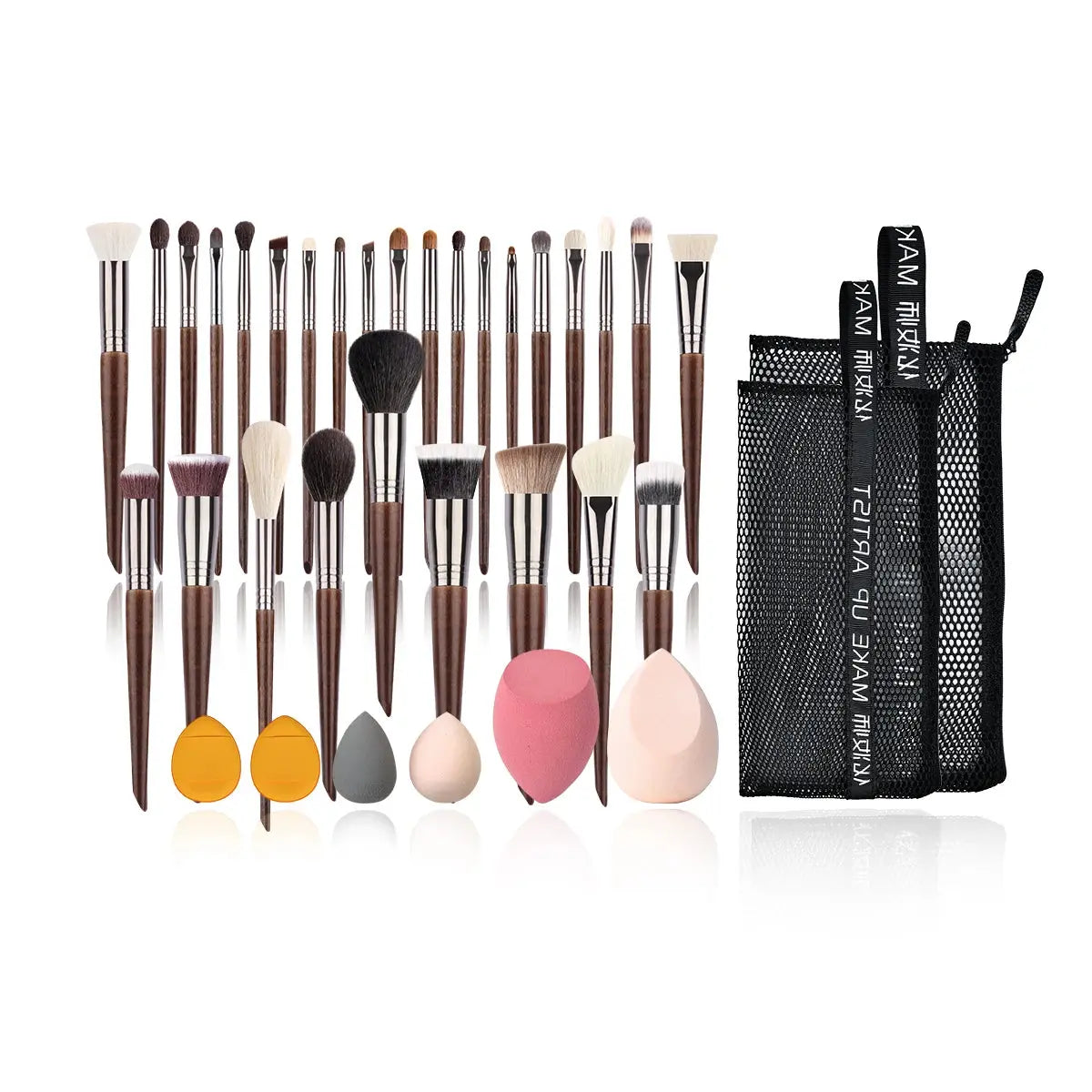 OVW Natural Makeup Brushes Set Eyeshadow Make Up Brush Goat Hair Kit