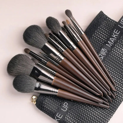 OVW Natural Makeup Brushes Set Eyeshadow Make Up Brush Goat Hair Kit - Ton Monde Shop