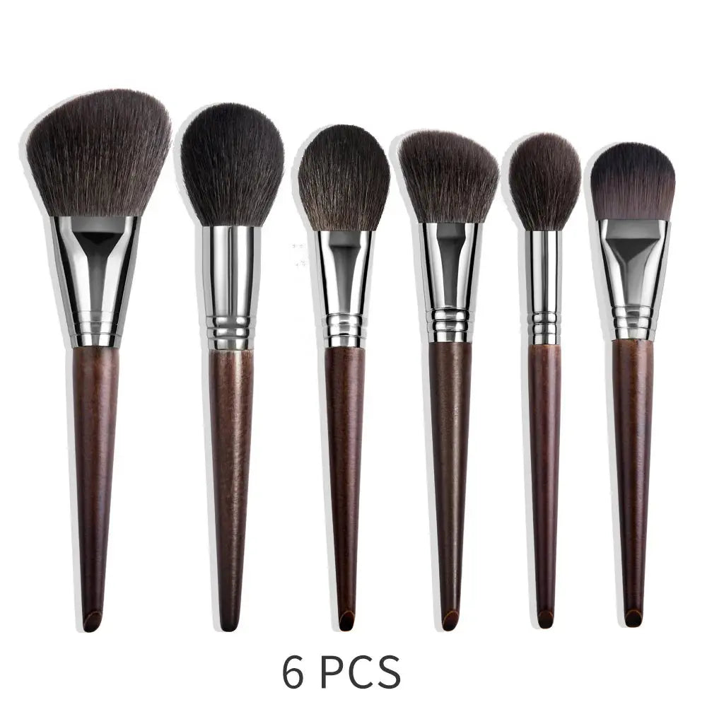 OVW ensemble de pinceaux de maquillage naturel fard à paupières maquillage brosse Kit de cheveux de chèvre pour le maquillage nabor kistey mélange pinceaux maquillage