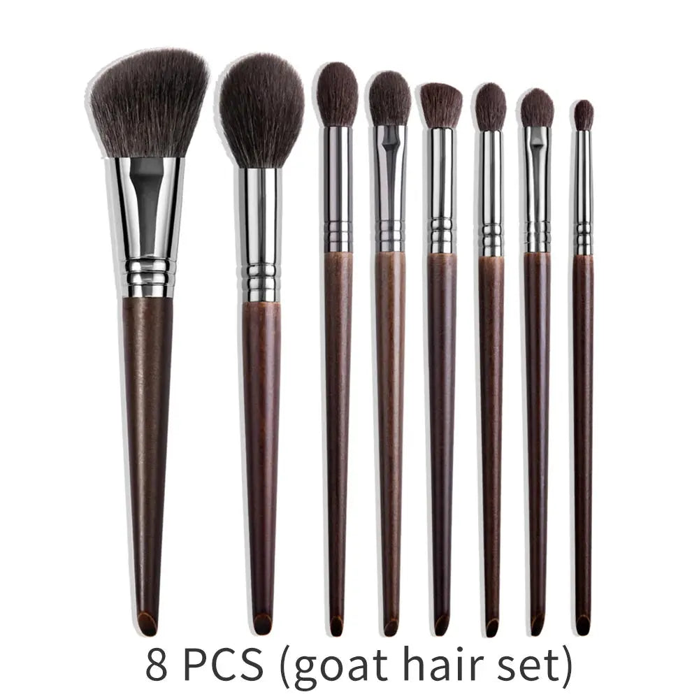 OVW Natural Makeup Brushes Set Eyeshadow Make Up Brush Goat Hair Kit