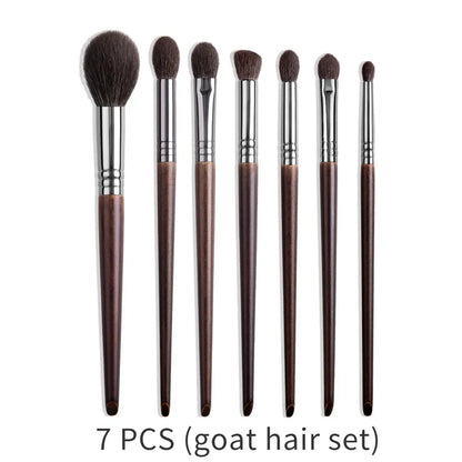 OVW Natural Makeup Brushes Set Eyeshadow Make Up Brush Goat Hair Kit