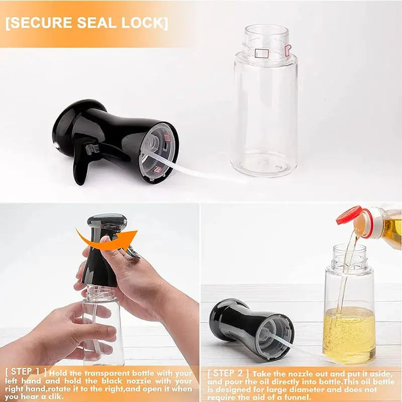 Oil Spray Bottle Kitchen Cooking Olive Oil Dispenser - Ton Monde Shop