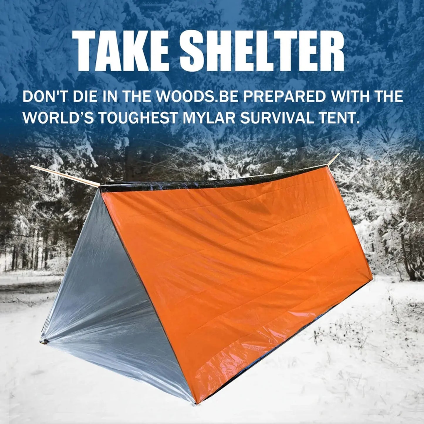 Outdoor Camping Tent Waterproof Lifesaving Tent Emergency Escape - Ton Monde Shop