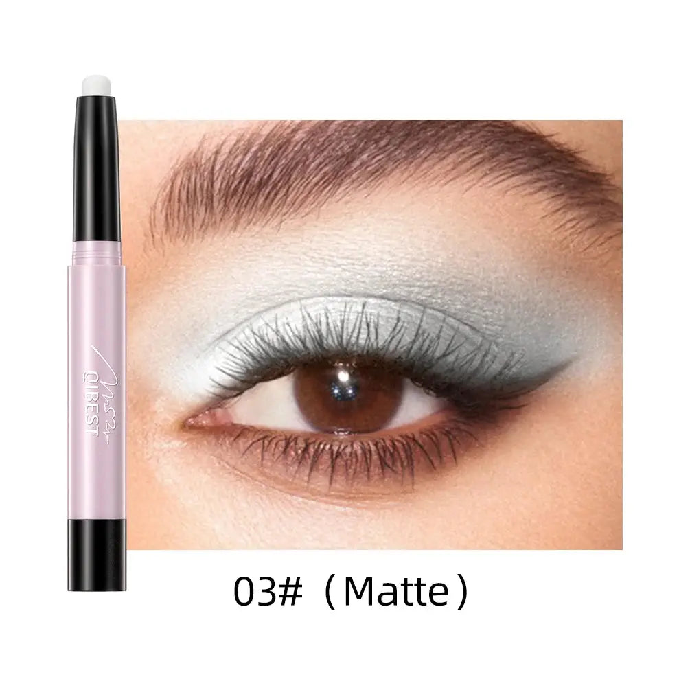 Pearlescent Eyeshadow Eyeliner Pencil Waterproof Glitter Matte Nude Eye Shadow