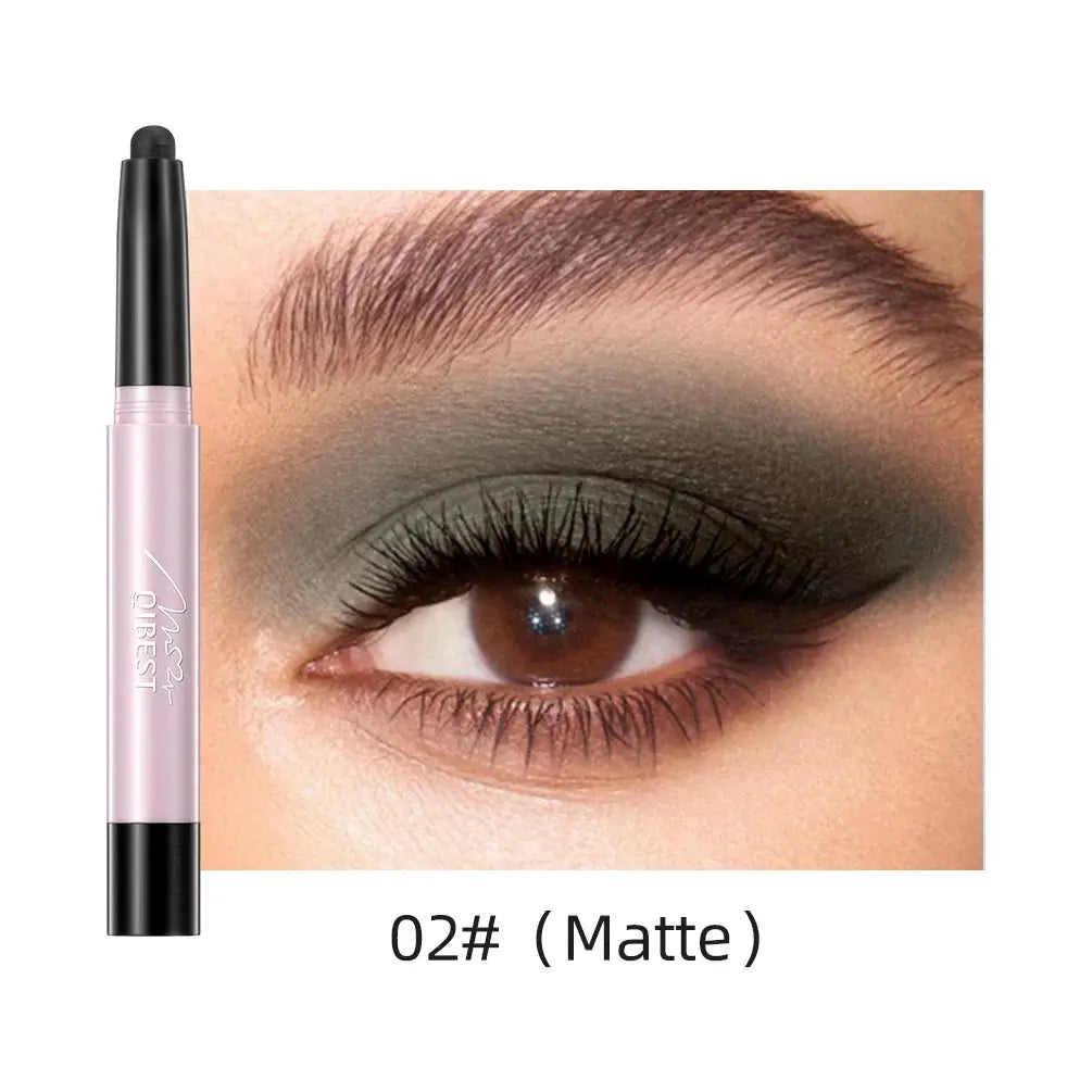 Pearlescent Eyeshadow Eyeliner Pencil Waterproof Glitter Matte Nude Eye Shadow