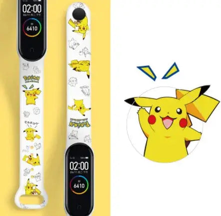 Pokemon Pikachu Touch Bracelet for Kids Digital LED Electronic Watch Waterproof