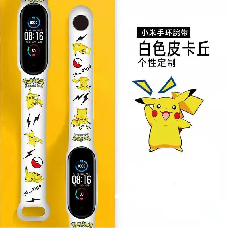 Pokemon Pikachu Touch Bracelet for Kids Digital LED Electronic Watch Waterproof