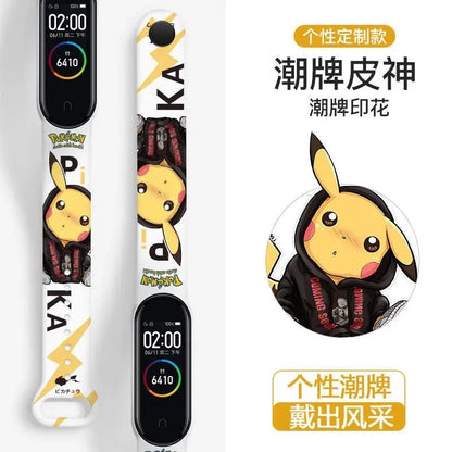 Pokemon Pikachu Touch Bracelet for Kids Digital LED Electronic Watch Waterproof