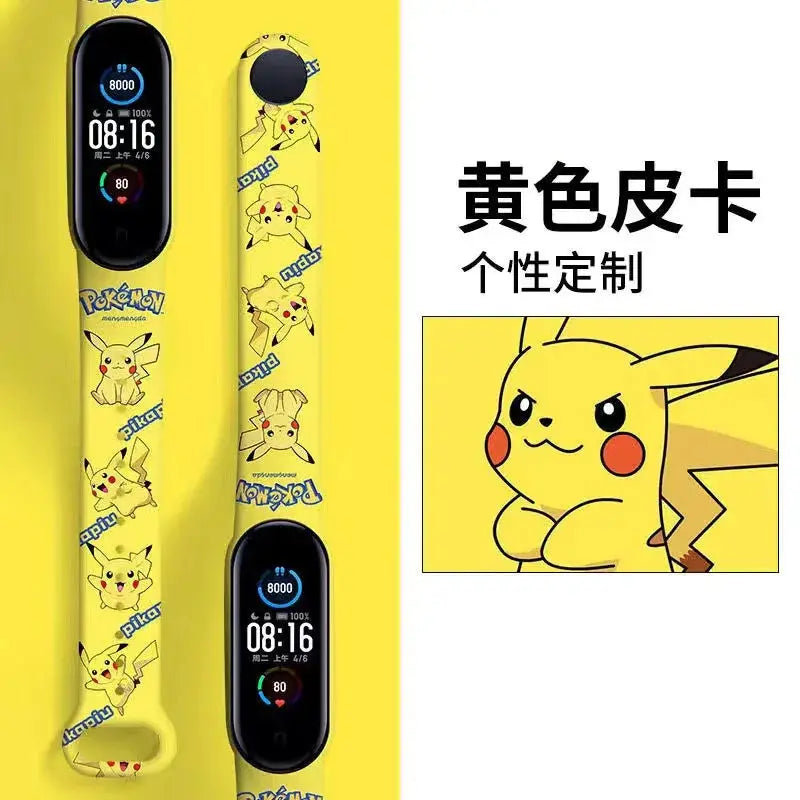 Pokemon Pikachu Touch Bracelet for Kids Digital LED Electronic Watch Waterproof