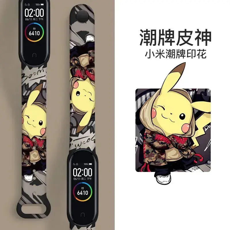 Pokemon Pikachu Touch Bracelet for Kids Digital LED Electronic Watch Waterproof