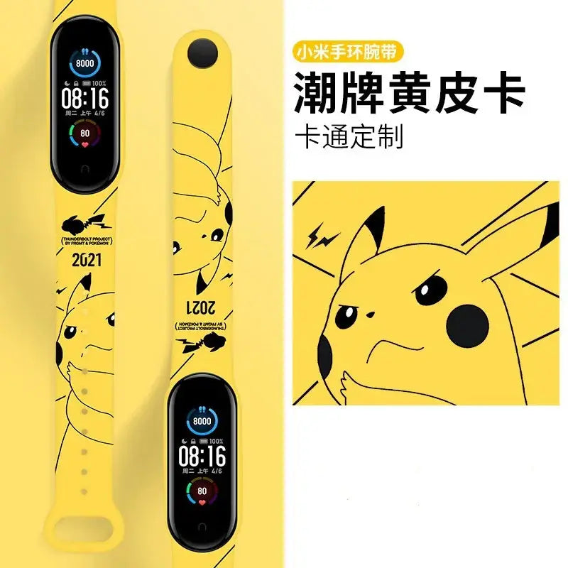 Pokemon Pikachu Touch Bracelet for Kids Digital LED Electronic Watch Waterproof