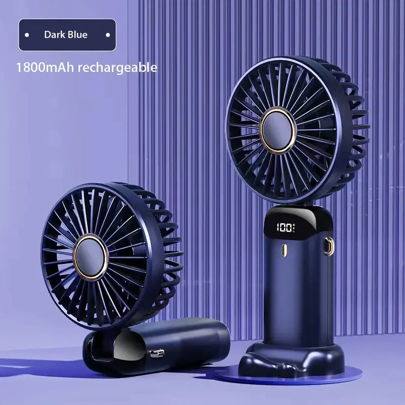 Portable Fan Rechargeable 90° Foldable Fan Mini Air Conditioner