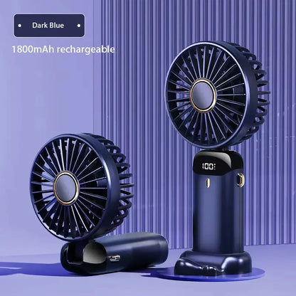 Portable Fan Rechargeable 90° Foldable Fan Mini Air Conditioner