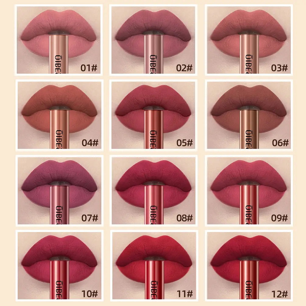 QIBEST Matte Liquid Lipstick Waterproof Long Lasting - Ton Monde Shop