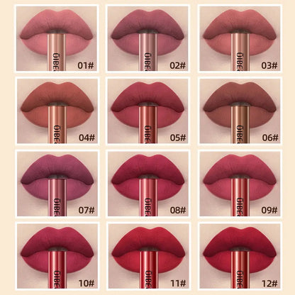 QIBEST Matte Liquid Lipstick Waterproof Long Lasting - Ton Monde Shop