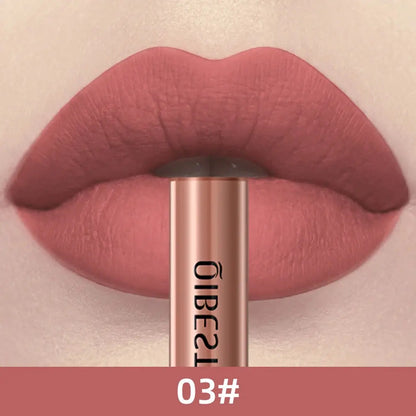 QIBEST Matte Liquid Lipstick Waterproof Long Lasting