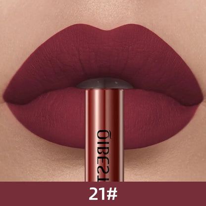 QIBEST Matte Liquid Lipstick Waterproof Long Lasting