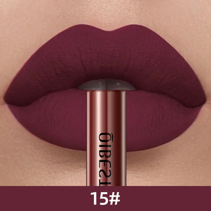 QIBEST Matte Liquid Lipstick Waterproof Long Lasting