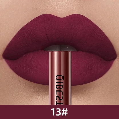 QIBEST Matte Liquid Lipstick Waterproof Long Lasting