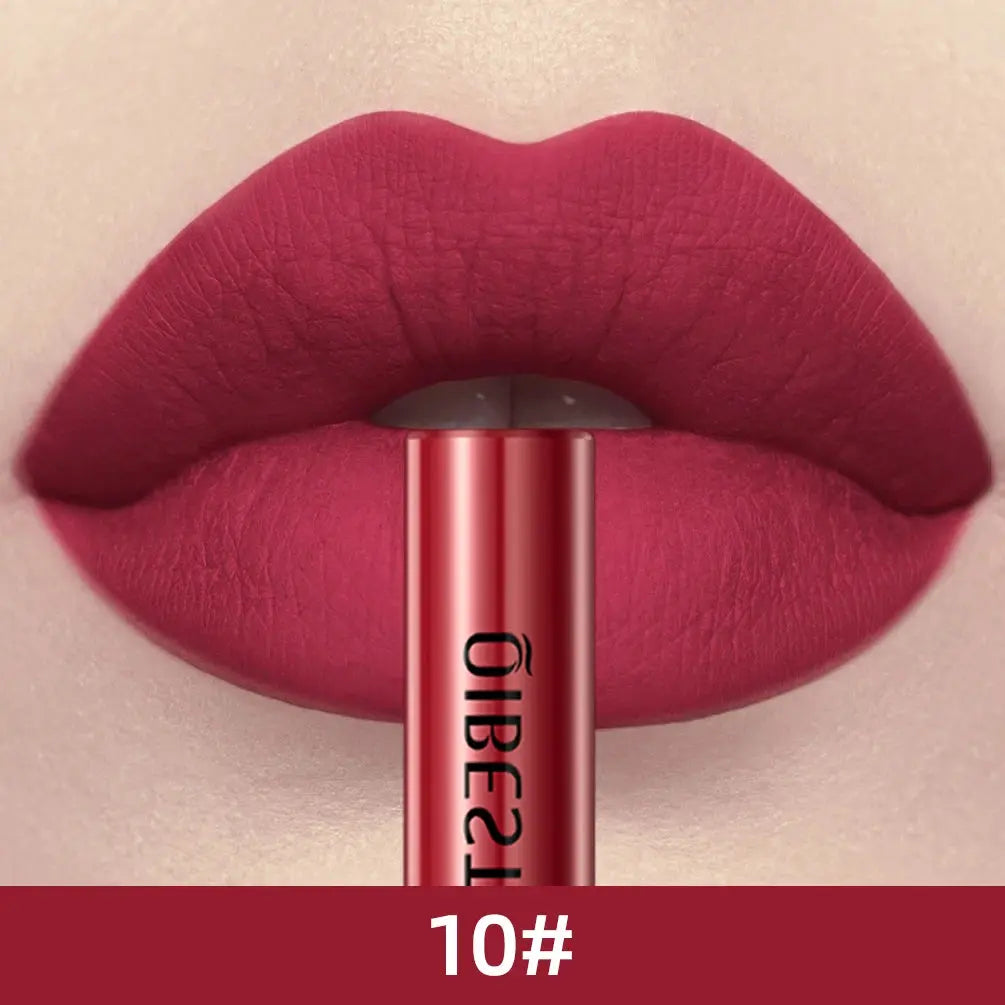 QIBEST Matte Liquid Lipstick Waterproof Long Lasting