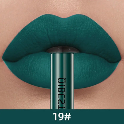 QIBEST Matte Liquid Lipstick Waterproof Long Lasting