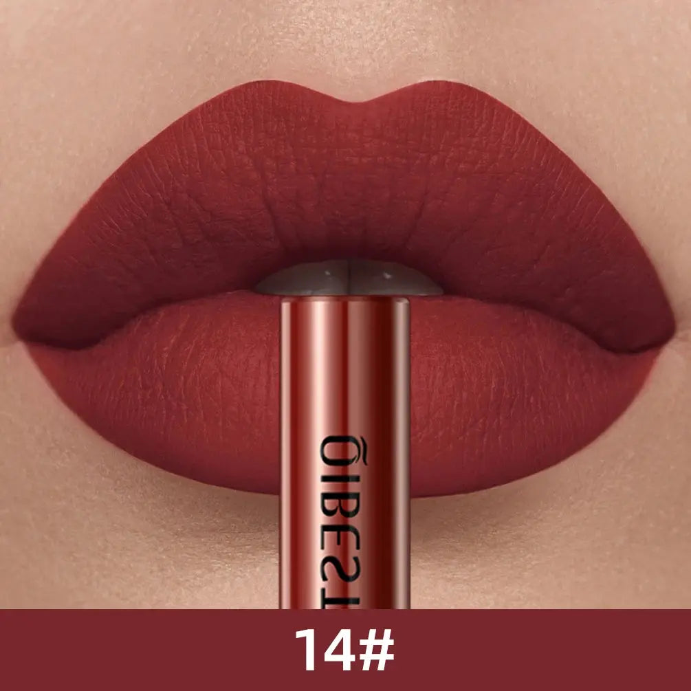 QIBEST Matte Liquid Lipstick Waterproof Long Lasting