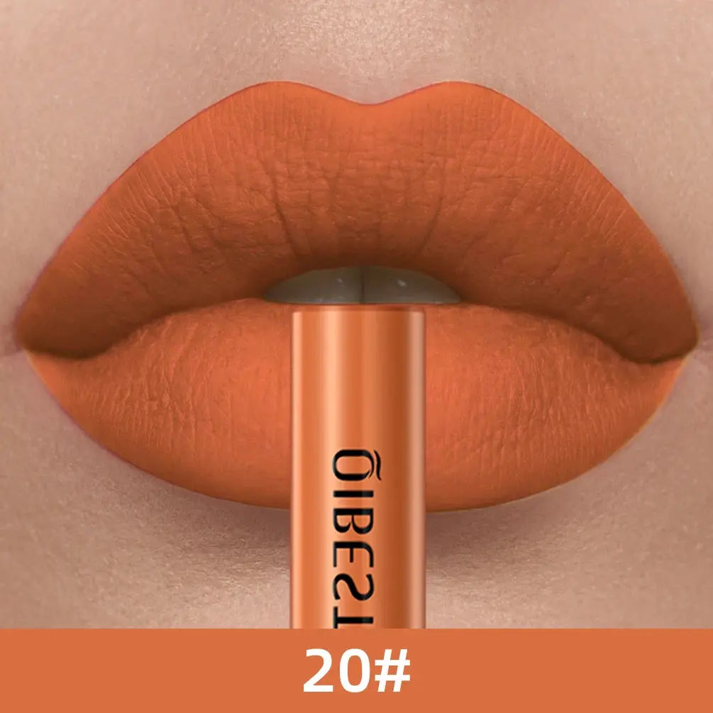 QIBEST Matte Liquid Lipstick Waterproof Long Lasting