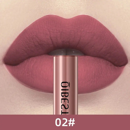 QIBEST Matte Liquid Lipstick Waterproof Long Lasting