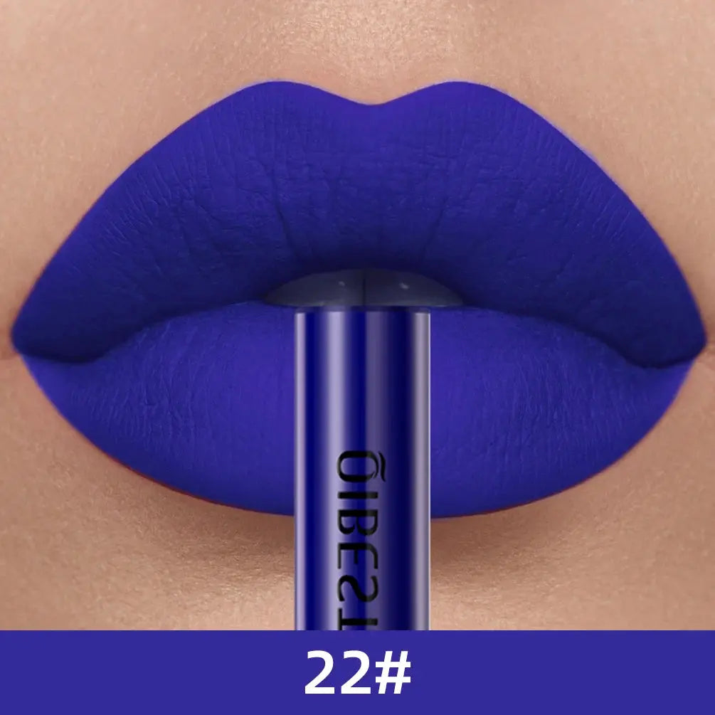 QIBEST Matte Liquid Lipstick Waterproof Long Lasting