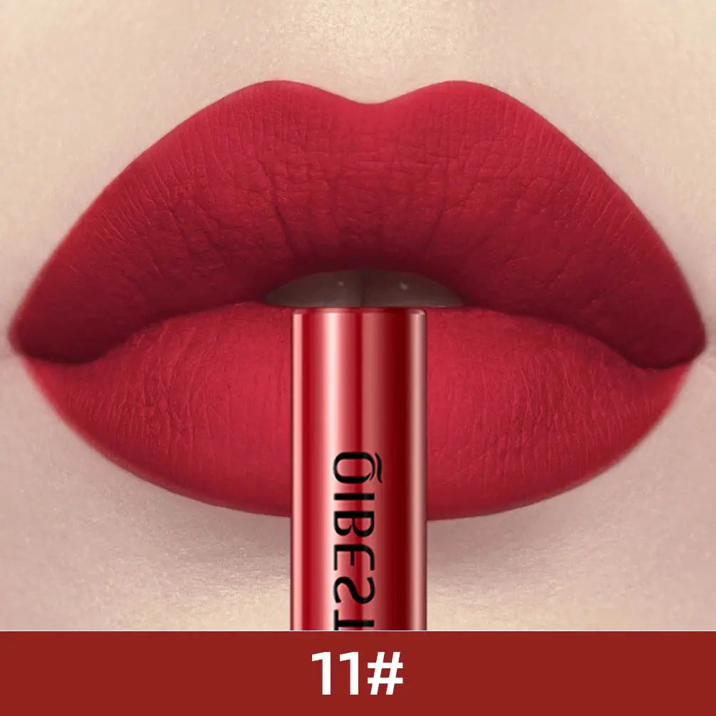 QIBEST Matte Liquid Lipstick Waterproof Long Lasting