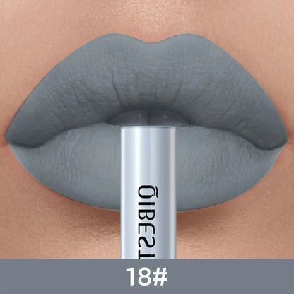 QIBEST Matte Liquid Lipstick Waterproof Long Lasting