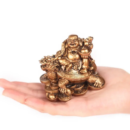 Resin God of Wealth Laughing Buddha Statue - Ton Monde Shop