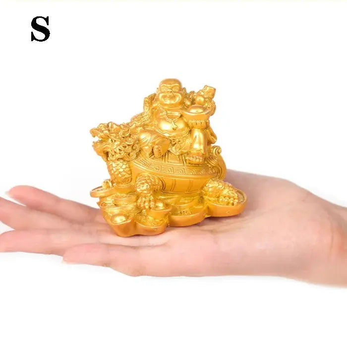 Resin God of Wealth Laughing Buddha Statue