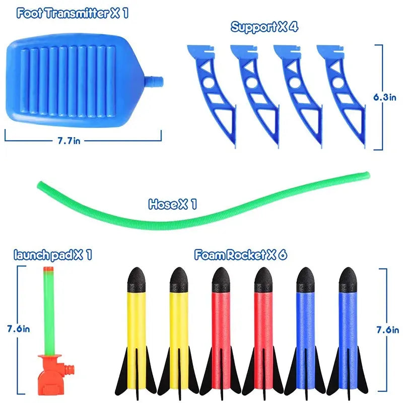 Rocket Foot Pump Launcher Outdoor Air for Children - Ton Monde Shop