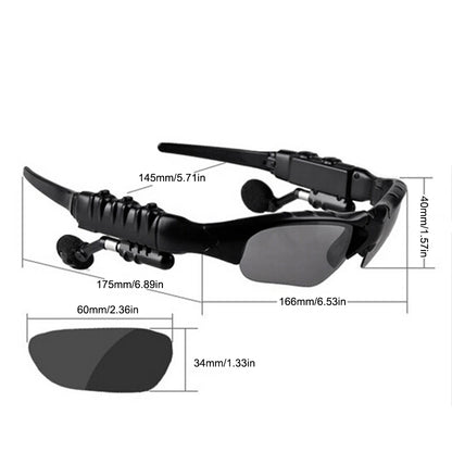 Fashion Sports Stereo Wireless Bluetooth 4.1 Headset Telephone Polarized Driving Sunglasses Riding Eyes Glasses Headphone
