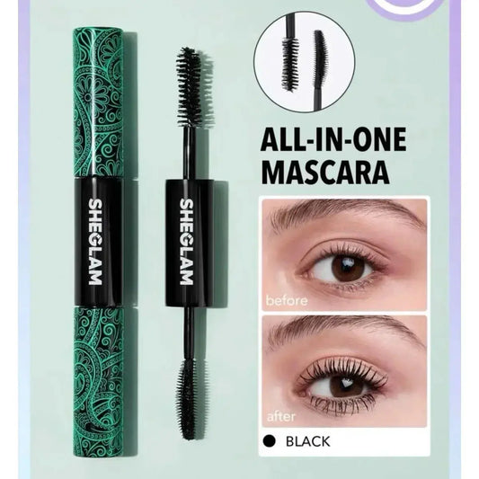 Sheglam Mascara Extension de cils brosse à cils longue tenue imperméable résistant à la sueur Mascara pour les yeux maquillage