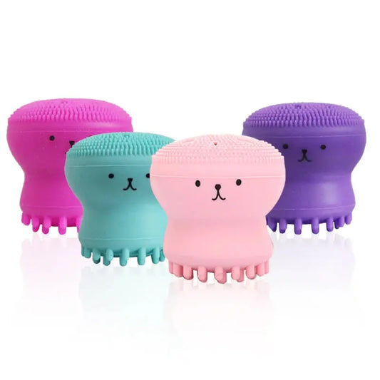 Silicone Face Cleansing Brush Octopus Shape Deep Pore Exfoliating Blackhead Makeup Tool - Ton Monde Shop