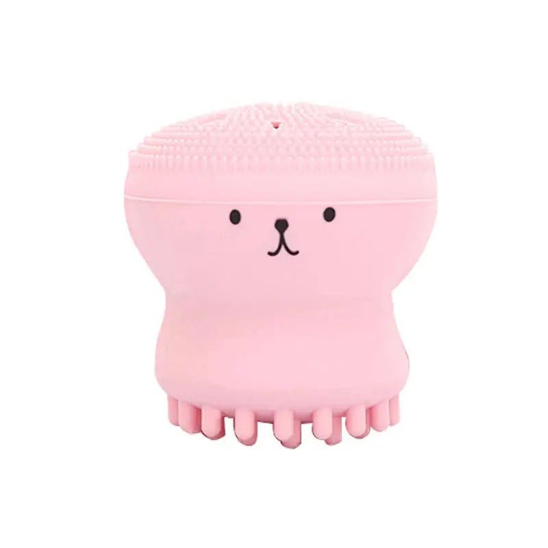 Silicone Face Cleansing Brush Octopus Shape Deep Pore Exfoliating Blackhead Makeup Tool