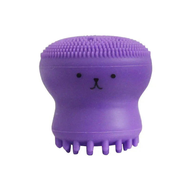 Brosse nettoyante pour le visage en Silicone, en forme de poulpe, exfoliante en profondeur des pores, points noirs, gommage du visage, brosse de lavage, outil de maquillage