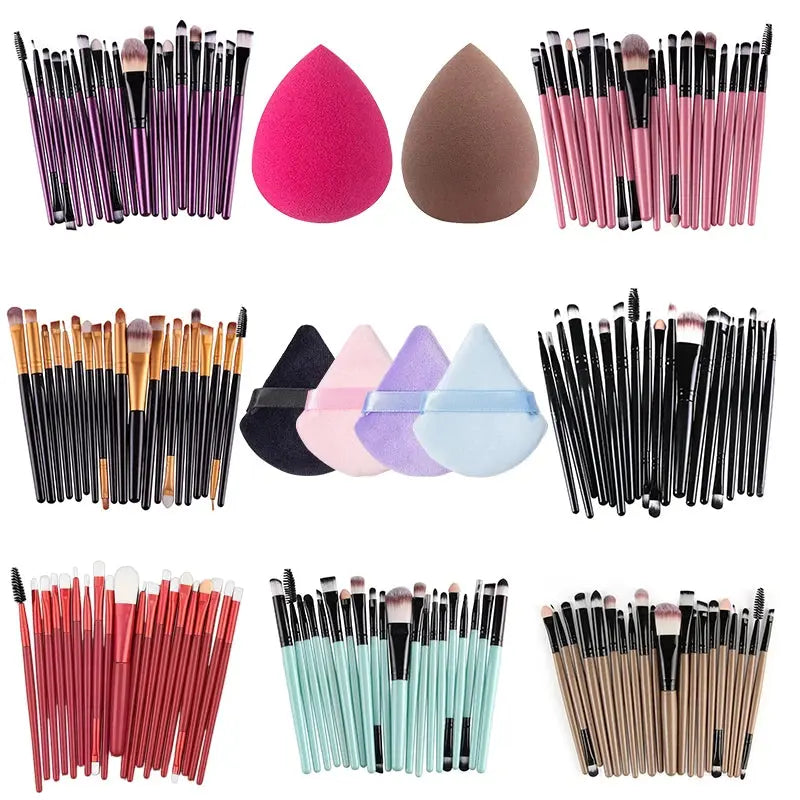 Soft Makeup Brushes Set for cosmetics Foundation - Ton Monde Shop